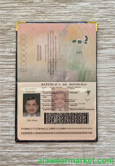 Honduras pass photo look